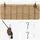 vidaXL Rollo Natur 130 x 160 cm Bambus/braun