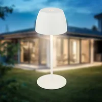 B.K.Licht - Mini LED Tischlampe kabellos IP44 mit Touch,