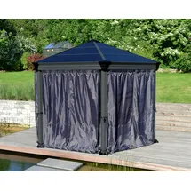 CANOPIA Vorhangset für Pavillon 3 x 3 m Grau