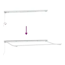 vidaXL Markise 400 x 200 cm rot