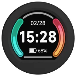 Waveshare RP2040 MCU Board, 0.99 rundes LCD, 133MHz, Gyroskop, Beschleunigungsmesser, Metallgehäuse