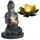 GLOBO 2er Set LED Solarleuchten, 1x Lotusblume 1x Buddha
