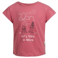 Jack Wolfskin T-Shirt Aus Biobaumwolle Kinder Take A Break T-Shirt Girls 152 soft pink soft pink