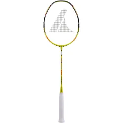 Pro Kennex Badmintonschläger X3 9000 Speed (mittel, ausgewogen) gelb - besaitet -