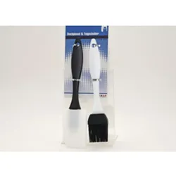 Backpinsel  Teigschaber, 20-22cm, schwarz/ weiß - Sonderpreis -