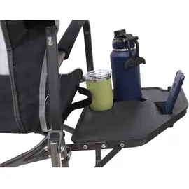 GCI Campingstuhl Freestyle Rocker XL Schwarz/Grau