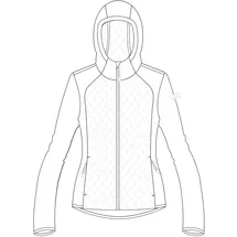 CMP Woman Jacket Fix Hood bianco (A001) 36