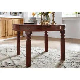 Massivmoebel24 Oxford Ø 100 cm braun