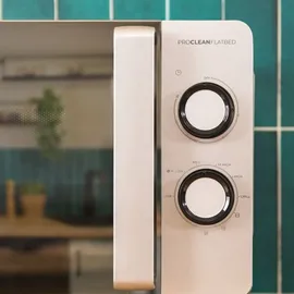 Cecotec Mikrowelle mit Grill Mikrowelle mit Grill Proclean 3160 Flatbed Mirror. 20 l, 700 W, 6 Stufen, 800 W Grill, Spiegel- und Metalldesign, mit 3DWave-Technologie für gleichmäßiges Garen und Gold