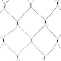 Hellum Lichternetz LED 1,5x3 m Mehrfarbig
