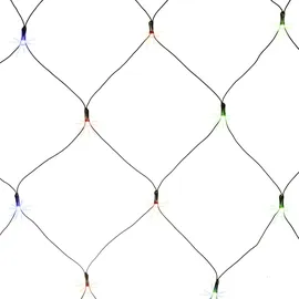 Hellum Lichternetz LED 1,5x3 m Mehrfarbig