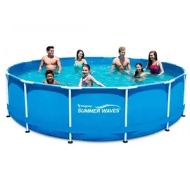 Summer Waves Frame Pool 457 x 84 cm inkl. Sandfilteranlage und Filterpumpe