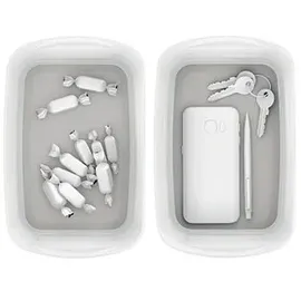 Leitz MyBox Aufbewahrungsbox 3,0 l perlweiß/grau 24,6 x 16,0 x 9,8 cm