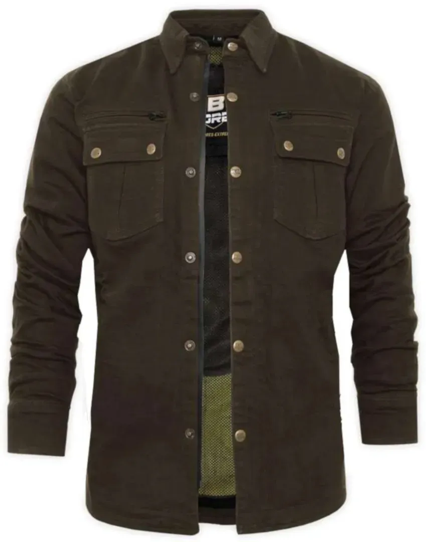 Bores Driver Damen Motorrad Hemd, grün, Größe 2XS