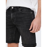 Only & Sons Jeansshorts ONSPLY LIGHT BLUE 5189 SHORTS DNM NOOS«, Schwarz