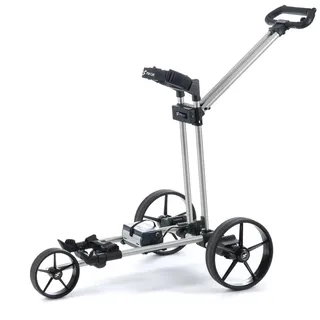 Flat Cat Golf E-Trolley/ Gear / 36 Loch /Farbe: silver UVP: 2.399,- €