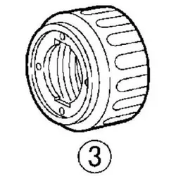 Panasonic Ersatzteil EY 3654 NR. 3 Holder Cap Rohrkopf