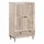 vidaXL Hochboard mit Regal 60 x 100 x 33 cm Weiß