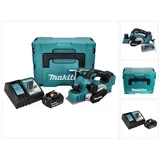 Makita DKP 181 RG1J Akku Hobel Falzhobel 82 mm 18 V Brushless + 1x Akku 6,0 Ah + Ladegerät + Makpac