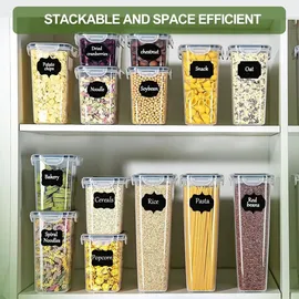 luxuskollektion Vorratsdosen 8-teilig luftdicht 14 l