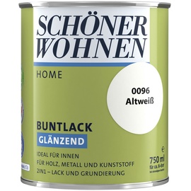 SCHÖNER WOHNEN Home Buntlack 750 ml altweiß glänzend