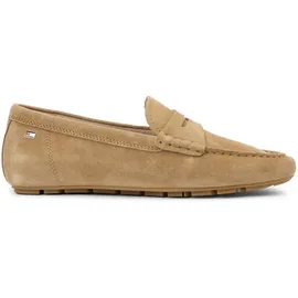 Tommy Hilfiger FLAG SOFT SUEDE DRIVER LOAFER Damen Beige 40