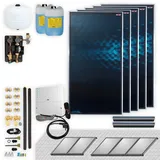 Wolf Solar Paket 11,5 m2 mit 5 Flachkollektoren TopSon F3-1, SM2-2 Regelung
