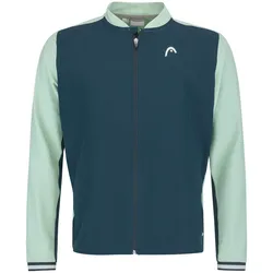 Head Tennisjacke Breaker Fullzip 2023 (Moisture Transfer Microfiber Technologie) pastellgrün/navyblau Herren