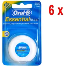 Oral-B Essential Zahnseide 50 m 6 St.