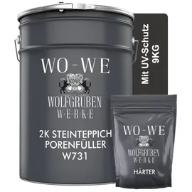 WO-WE 2K Epoxidharz Steinteppich Porenfüller 9 kg