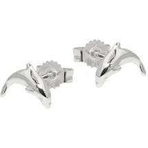 GALLAY Ohrstecker springender Delfin Silber 925 10 mm