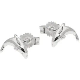 GALLAY Ohrstecker springender Delfin Silber 925 10 mm
