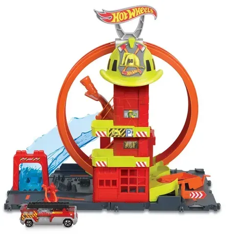 Preisvergleich Produktbild Hot Wheels City Super-Looping Feuerwache