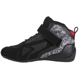 Furygan V4 Vented Motorradschuhe, - Schwarz/Grau/Weiß/Rot / 42