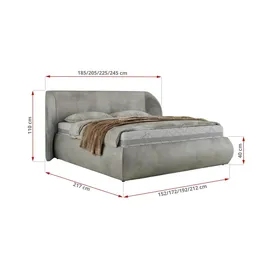 MKS Meble Caela Classic 180 x 200 cm Hellgrau