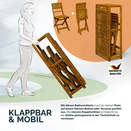 CASARIA Balkonset 3-tlg. Braun