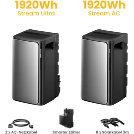 EcoFlow STREAM AC Balkonkraftwerk 1,92 kWh Erweiterungsbatterie
