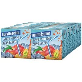 Säfte-Sirup Durstlöscher Eistee Pfirsich Fruchtsaftgetränk 500ml 12er Pack