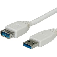Value USB 3.0 Kabel, Typ A-A, ST/BU 0,8m