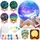 Playtastic DIY-Mondlampen-Bastelset inkl. Malmaterial & 12-Farben-Farbkasten