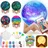 Playtastic DIY-Mondlampen-Bastelset inkl. Malmaterial & 12-Farben-Farbkasten