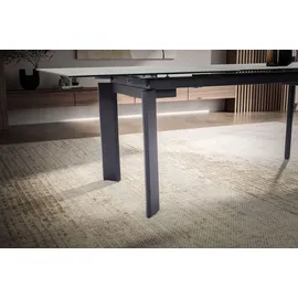 FineBuy Esstisch 180 x 77 x 95 cm weiß