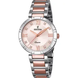 Festina Quarz Damen Mademoiselle F16937/E - rosègold,silber - 32.5mm