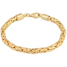 KUZZOI Königskette Armband gold 21 cm