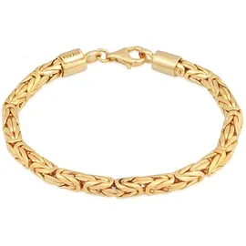 KUZZOI Königskette Armband gold 21 cm