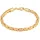 KUZZOI Königskette Armband gold 21 cm