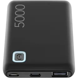 5000 mAh Powerbank Micro-USB + USB Type-C  Essence (Schwarz)