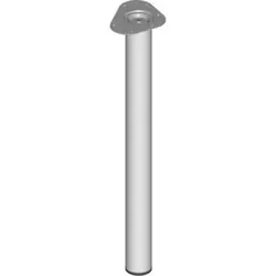 DIY, Unterbau-Möbelfuß 11102, Durchmesser 60x700mm silber