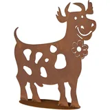 Siena Garden Lustige Kuh II Metall mit Edelrost 44 cm
