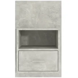 vidaXL Wand-Nachttische 2 Stk. Betongrau